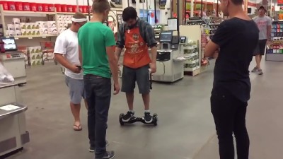 Home Depot Worker Swegway Fail