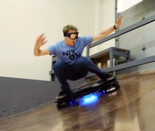 Tony Hawk Tried out Hoverboard