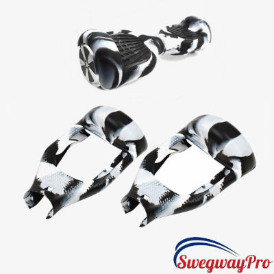Black White Camo Silicon Skin Case Hoverboard