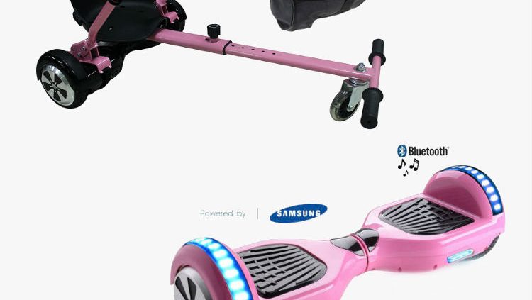 PINK BUNDLE Bluetooth LED Swegway, KART, Hoverboard deal