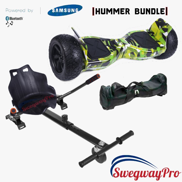 Hoverboard UK Green Vortex Hummer Kart Deal