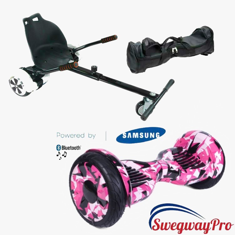Hoverboard UK Pink Vortex Mammoth Kart Bundle Hoverboard UK Pink Vortex Mammoth Kart Bundle