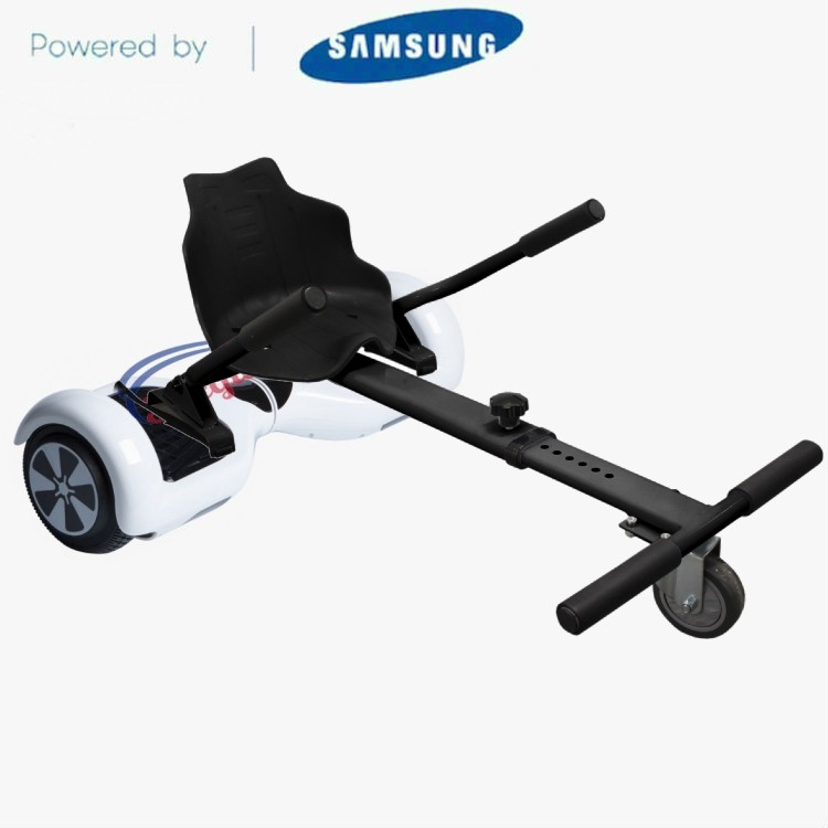 Classic WHITE Hoverboard UK Kart Bundle Classic WHITE Hoverboard UK Kart Bundle
