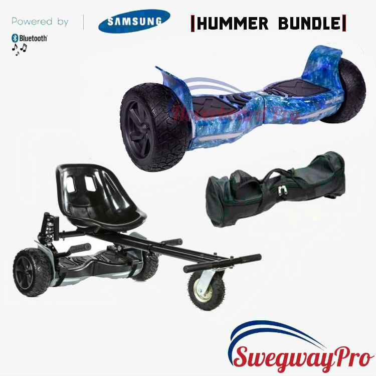 HOVERBOARDS-UK-Blue-Galaxy-Hummer-Hoverboard-Suspension-Kart-Deal HOVERBOARD UK Blue Galaxy Hummer Suspension Kart bundle