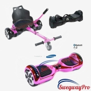 Hoverboards UK Chrome Pink Hoverboard and Kart